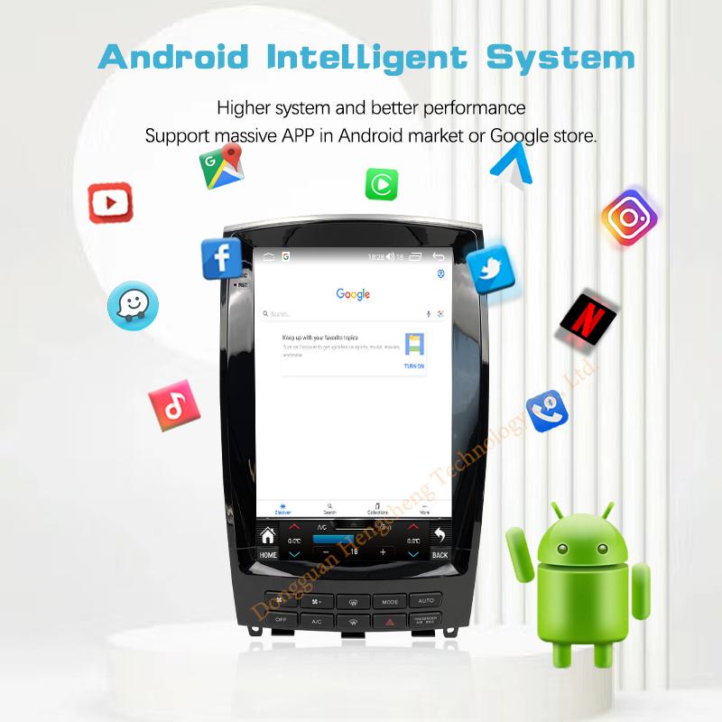 12.1 "Android12 For Infiniti QX50 EX25 EX35 EX37 2008-2019 GPS Navigation 8Core CarPlay 4G 360Camera Car Multimedia Video Player