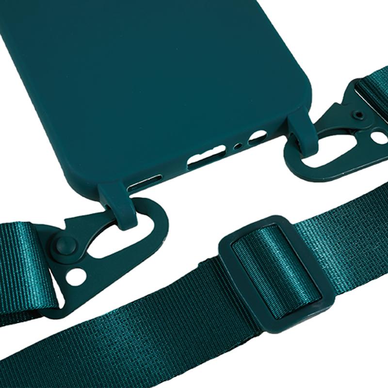 Soft TPU Phone Case for Samsung Galaxy A14 5G/A14 4G Matte Finish Shockproof Cover with Wide Lanyard