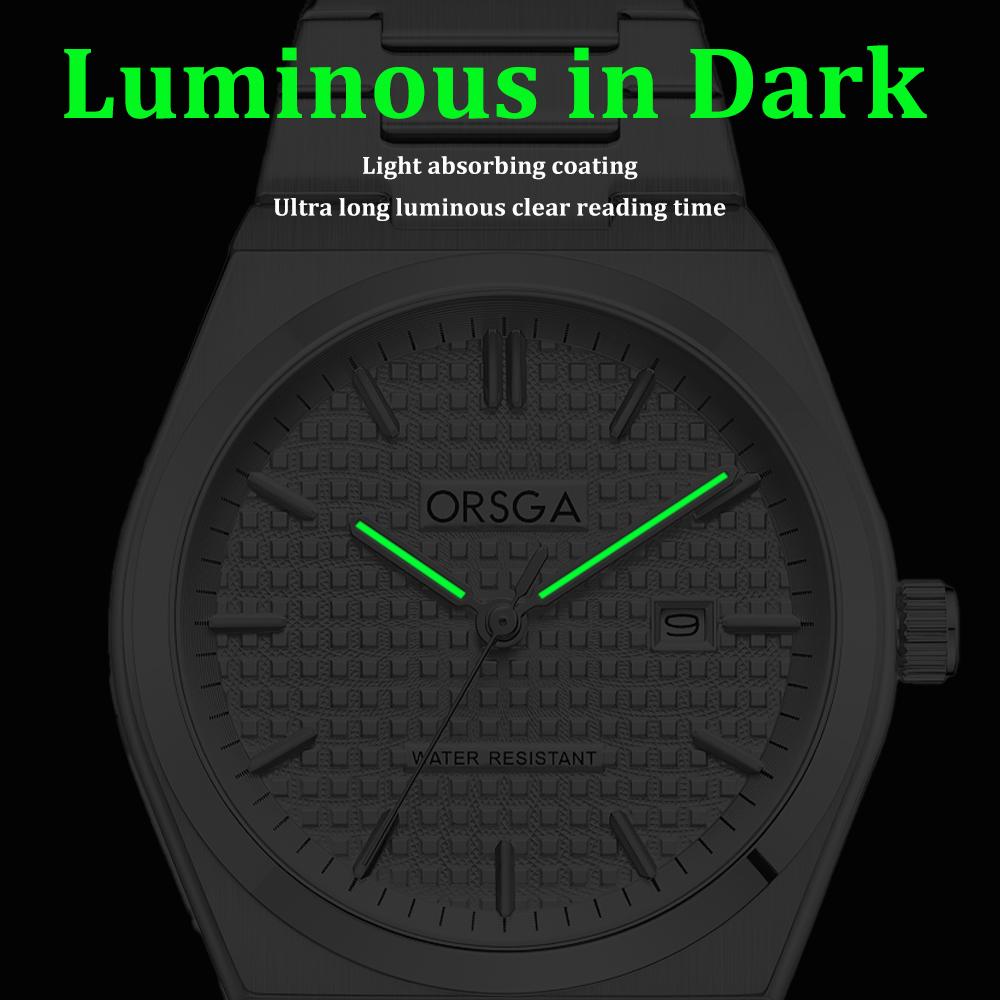 Luxury Man Watch Waterproof Stainless Steel Men Wristwatch Luminous Date Fashion Business Quartz Men's Watches