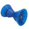4 Inch Boat Roller Bow Stop with 1 2in Shaft Scratch Resistant PU Blue Trailer Roller Assembly for Yachts