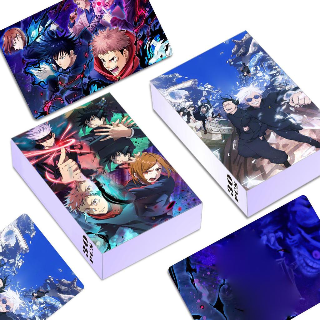 30pcs Anime Character Double-Sided Card Set Collectible Cards with Storage Box for Fans and Collectors Suitable for Display and Collection