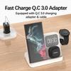 6 In 1 Wireless Charger Stand For iPhone Samsung S23 S22 Ultra Note Fold Galaxy Watch 5 4 Active Buds Fast Charging Dock Station