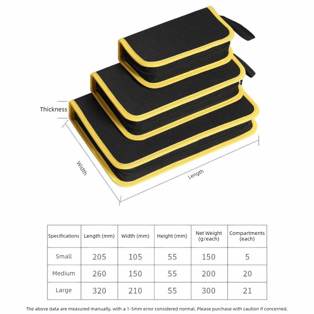 Multifunction Repair Tool Bag Oxford Cloth Tool Carry Case  Tool Organization