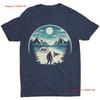 Bigfoot And Nessie Lake T Shirt Sci Fi Believe Fantasy Occult Mystical Vintage Washed Stylish Graphic Slightly Unisex Fashion