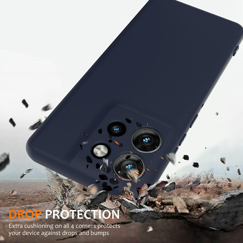 Liquid Silicone Case For Motorola Edge 50 Neo 5G/Moto S50 5G/Thinkphone 25 5G Compatible with MagSafe Phone Cover with Lanyard