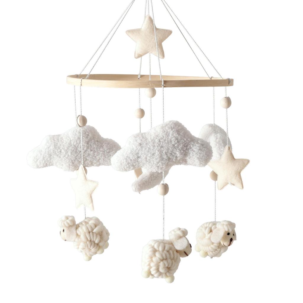 Rotating Crib Mobile: Newborn Baby Sleep Aid & Educational Rattle Toy
