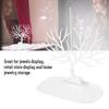 Antler Shape Dish Necklace Bracelet Pendant Jewelry Organizer Display Holder (White)