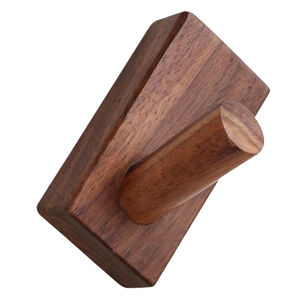 Wood Wall Hook Orderly Storage Smoother Surfaces Beautiful Practical Coat Hooks for Living Room Bedroom Kitchen