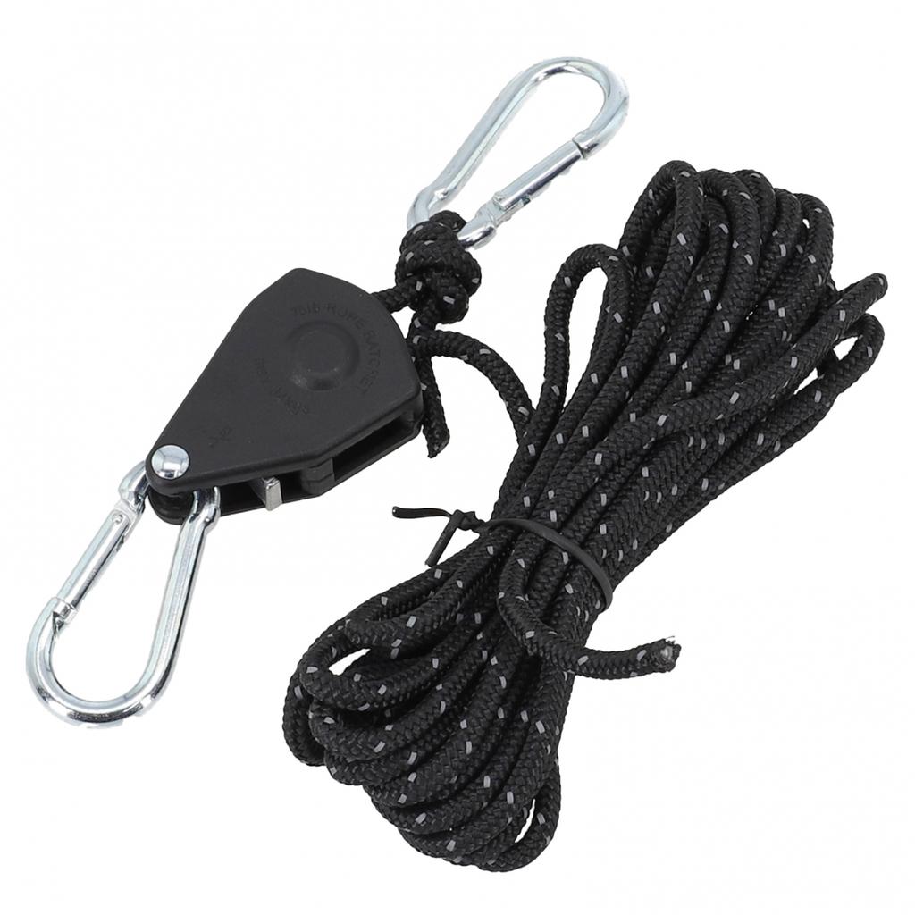 Rope Rope Buckle Stainless Steel+nylon Tent Pulley 4mm*4m