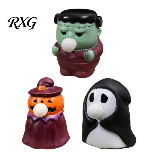 Stress Relief Ghost Toys Halloween Squeeze Toy, Bubble Pop Pumpkin Figurine, Cute Toy for Fidget Kids, Desk Decor Classroom Office, Gift Trick