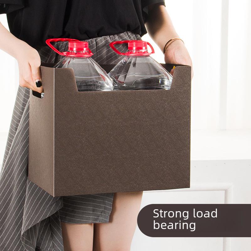 Organiseur de bureau pliable pour livres et dossiers - Boîte de rangement pour dossiers A4 et articles divers