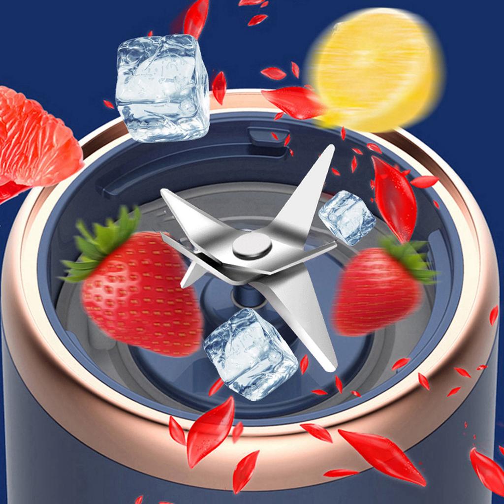 Φορητό μπουκάλι μπλέντερ Ηλεκτρικό 6 λεπίδων Πολυλειτουργικό Μπλέντερ χυμών Μπλέντερ φρέσκων χυμών Μπλέντερ πάγου CrushCup Επεξεργαστής τροφίμων