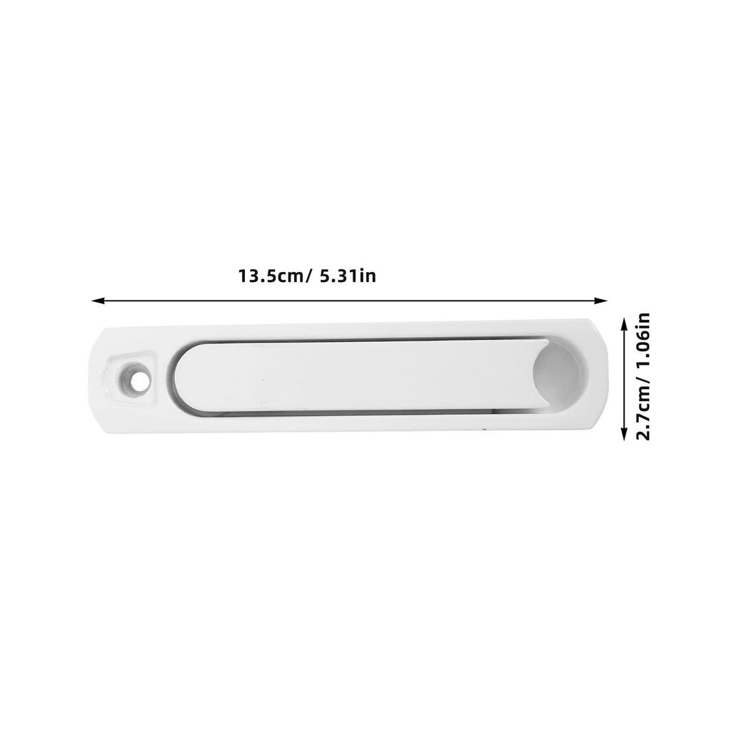 2 Stück Unsichtbarer Fenstergriff Ersatz Schiebetür Griff Zinklegierung Moderne Ästhetik für Glasfenster