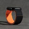 Lychee Pattern Magnetic Silicone Sports Watch Strap, Compatible with Apple S7, S8, S9, S10, S11, New SE