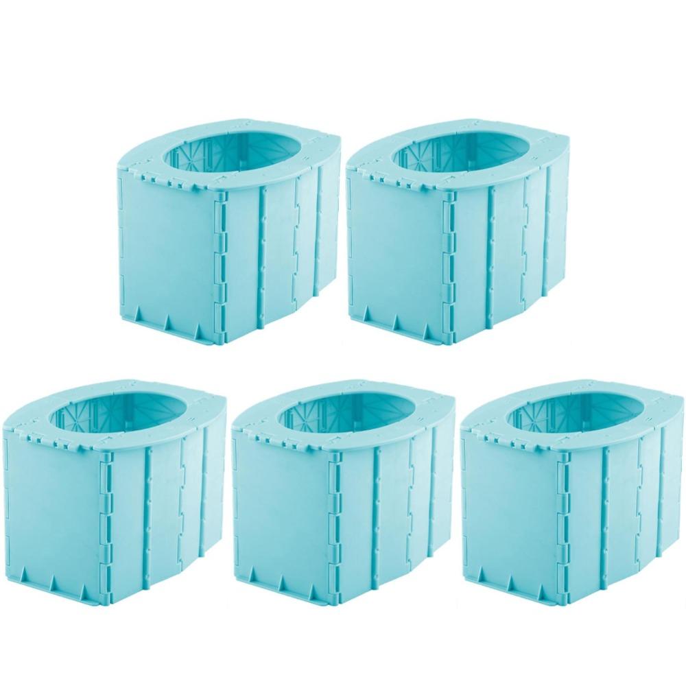 Portable Folding Toilet Commode Car Camping For Travel Bucket Camp Hiking Long Long-distance Travel Outdoor Supplies