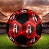 SIZE 5 Atlas Football Club Soccer Ball Colorful All Ages Machine Stitched PVC Competition Ready Durable High-Bounce