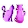 Cat Shaped Silicone Crafts Moulds Figurine Mold Suitable for Figurine Ornament