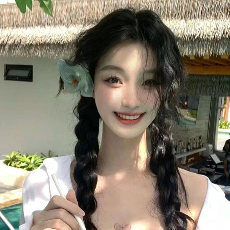 Süße Phalaenopsis-Blumen-Haarnadel 2024 Mode Blumenperlen Haarspange Weiblicher Kopfschmuck Einzigartige Haarspangen für Frauen