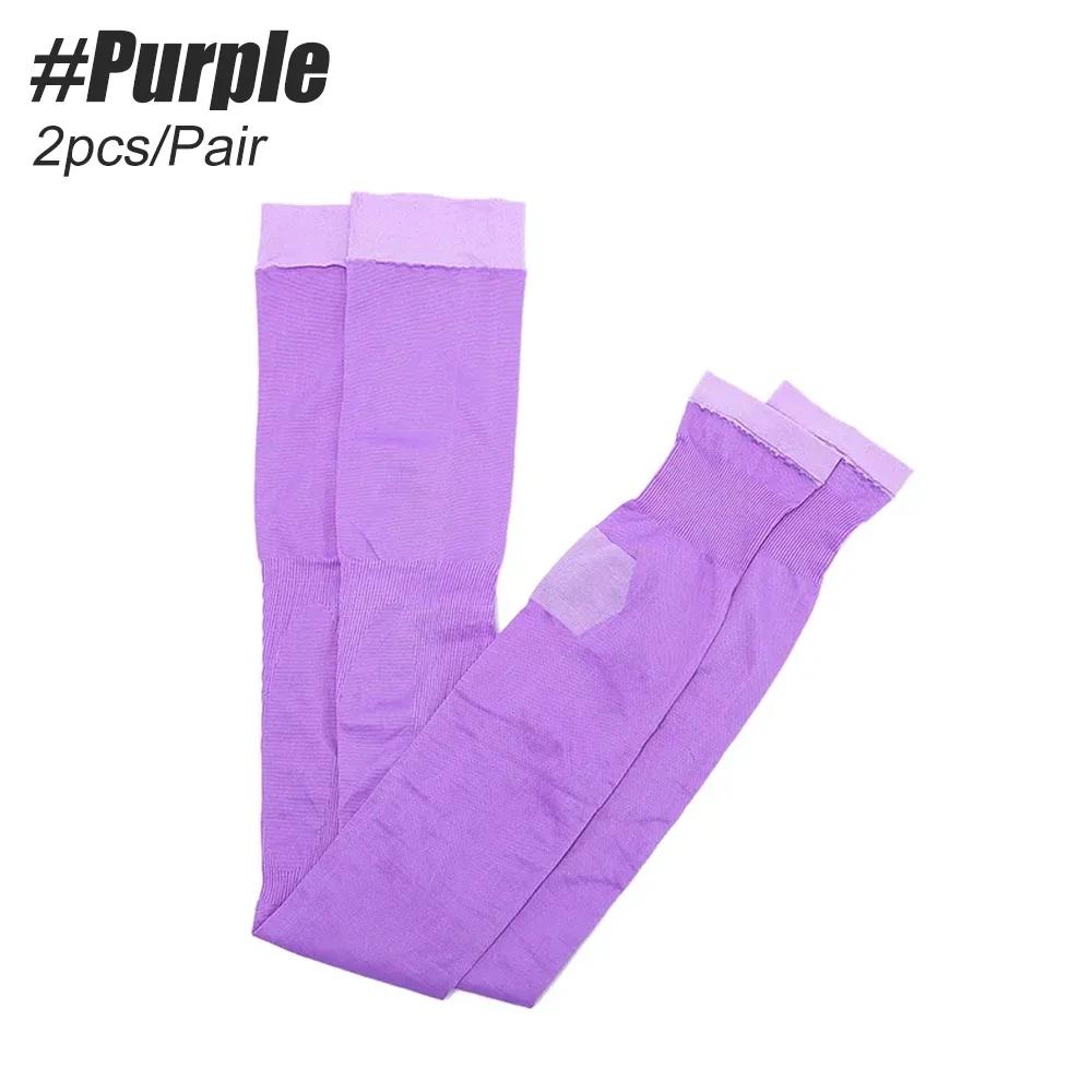 1 Pair Knee Support Leg Brace 420D Women Compression Socks Slim Sleeping Leg Warmer Burn Fat Thin Stockings