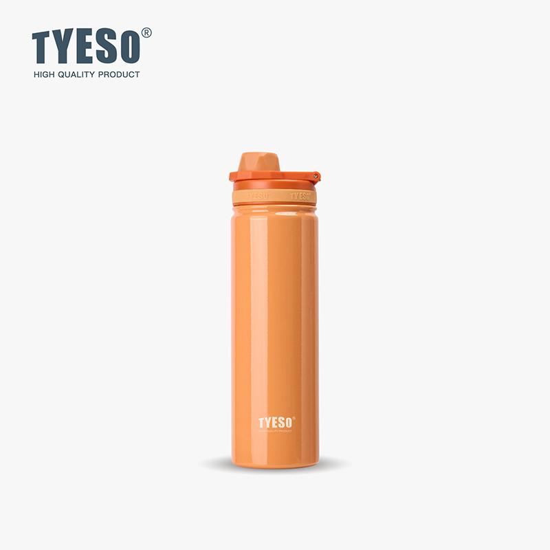 Tyeso Thermos Water Bottle Stainless Steel Portable Sport Vacuum Flask Keeps Cold and Heat Thermal Mug Car Insulated Tumbler Cup