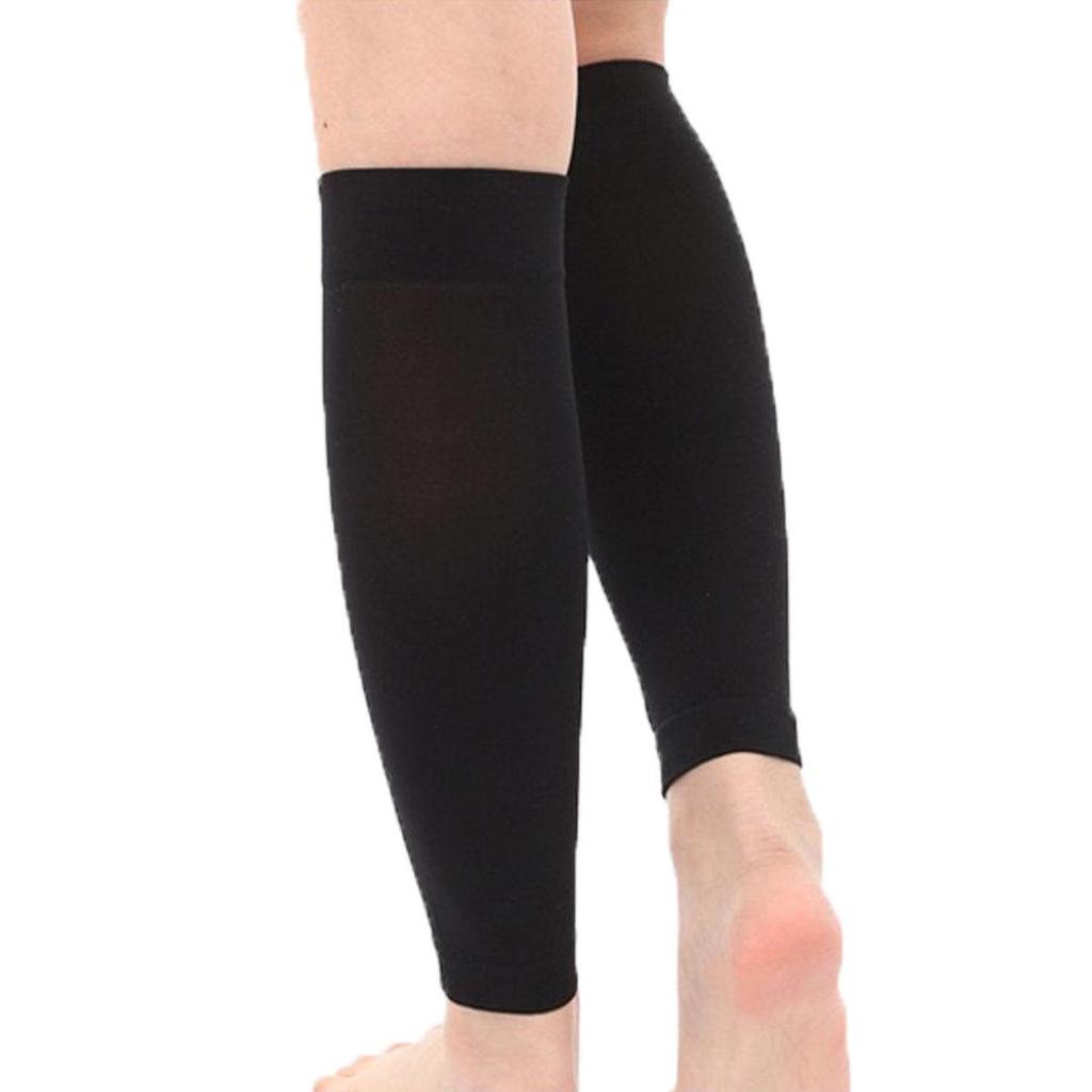 Sportliche Wadensleeves - Ultradünner Nylonstrumpf-Stil zum Laufen & für Wärme