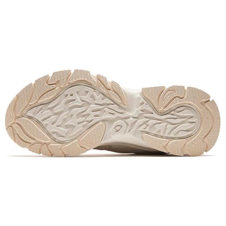 New Anta Hot Anti Slip Wear Resistant Low Top Casual Shoes Men's Beige Brown 912348806-2