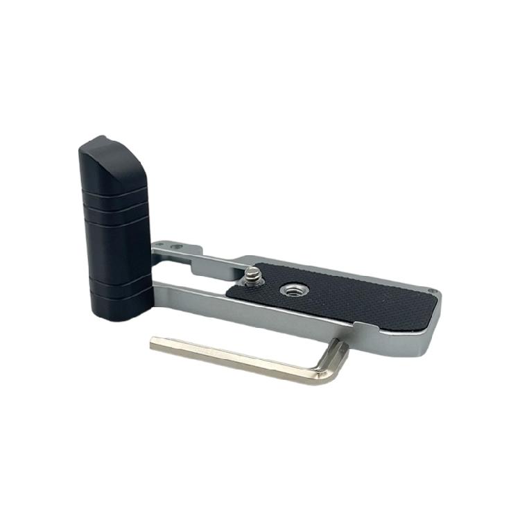 

Aluminum Ergonomic Shoot Grip Handle Suitable For Prolonged Comfort Tool Less Attachment Multiple Camera Compatibility серебряный серый