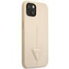 Guess Guhcp14Spsatle Iphone 14 / 15 / 13 6.1 Beżowy/Beige Hardcase Saffianotriangle Logo
