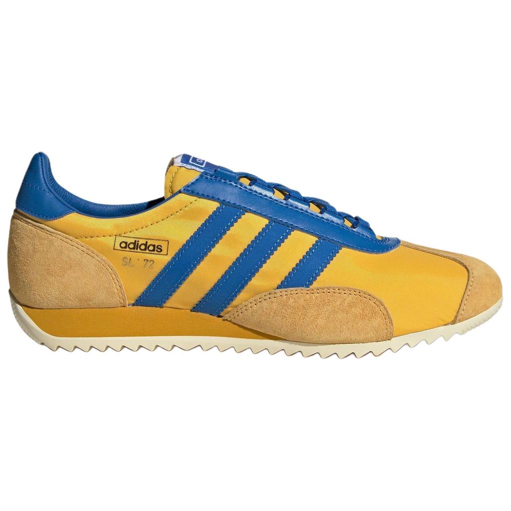 New Adidas SL 72 Abrasion Resistant Low Top Casual Shoes Unisex Yellow JR3638