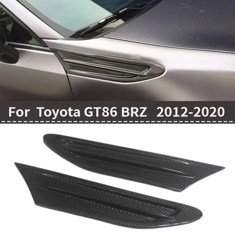 Toyota GT86/BRZ Kotflügel-Lüftungsgitter Dekoration aus Kohlefaser 2012-2020
