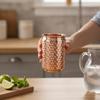 Copper Plated Cup Hammered Mug Seamless for Party Parties, Everyday Dining