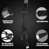 High Efficient 3.7V USB Charger Cable Line 4 Various Kind Connectors Cord Wire for Lithium Battery Devices Black