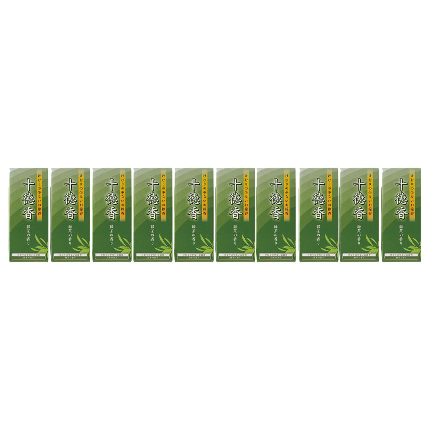 

Jutokuko (incense sticks) Green Tea Scent (Set of 10) Offerings for Buddhist Altars