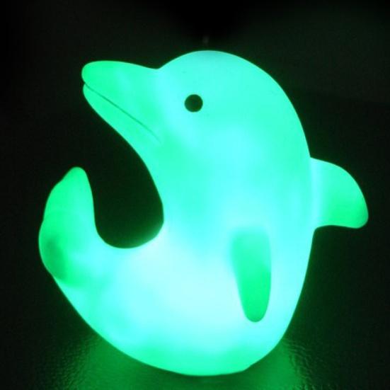 Lampe LED Nuit Dauphin Mignon 7 Couleurs Changeantes Décoration Maison Chambre d'Enfants