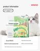 MINISO Tapioca Cat Litter: Plant-Based, Antibacterial, Deodorizing, Dust-Free, Easy Clumping (8 Bags)