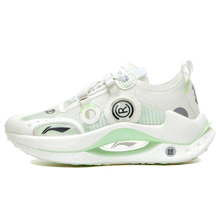 

LiNing Jueying CRC Anti Slip Wear Resistant Low Top Running Shoes Men s Mist White 39