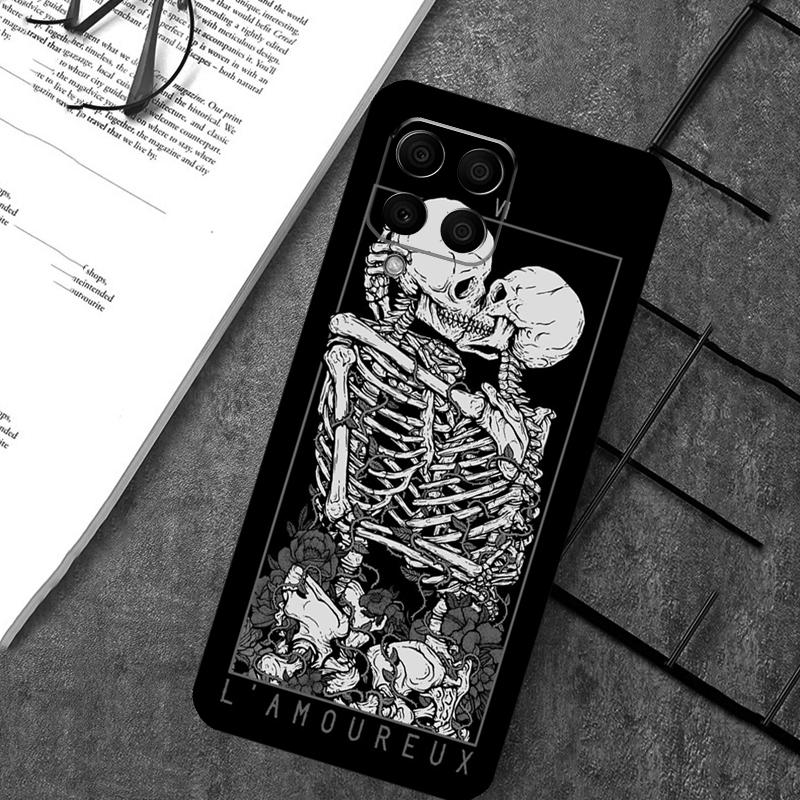 Horror Skull Gothic Case For Samsung Galaxy M55 M31 M13 M11 M12 M14 M15 M06 M16 M36 M56 M53 M32 M52 M35 M34 M54