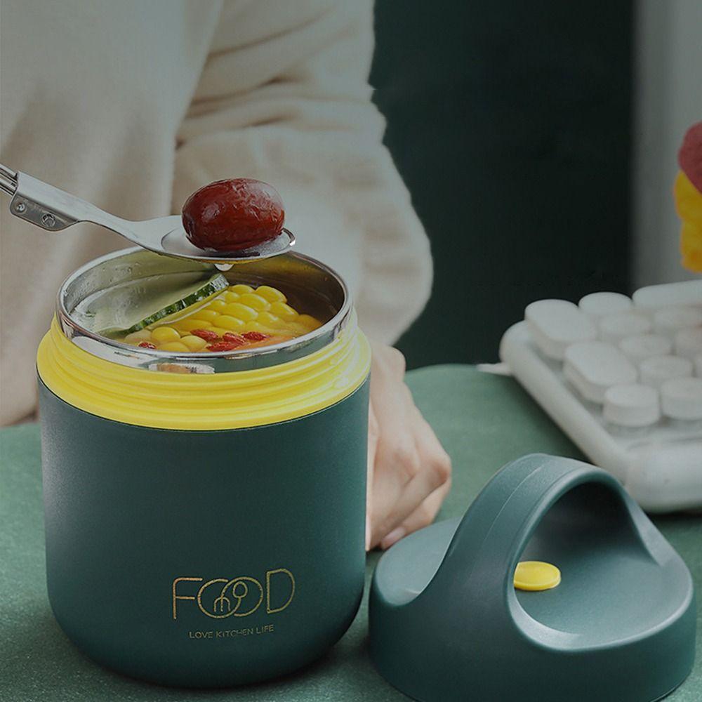 Vacuum Vacuum Cup Stainless Steel Soup Cup Thermal Lunch Box Food Container Insulated Lunch Bag