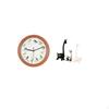 Singing Bird Wall Clock Giraffe Figurines Ceramic Statue Hanging Decor Modern Creative Centerpiece