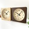 KATOMOKU Dual use clock 6 Brown radio clock continuous second hand km-131BRRC