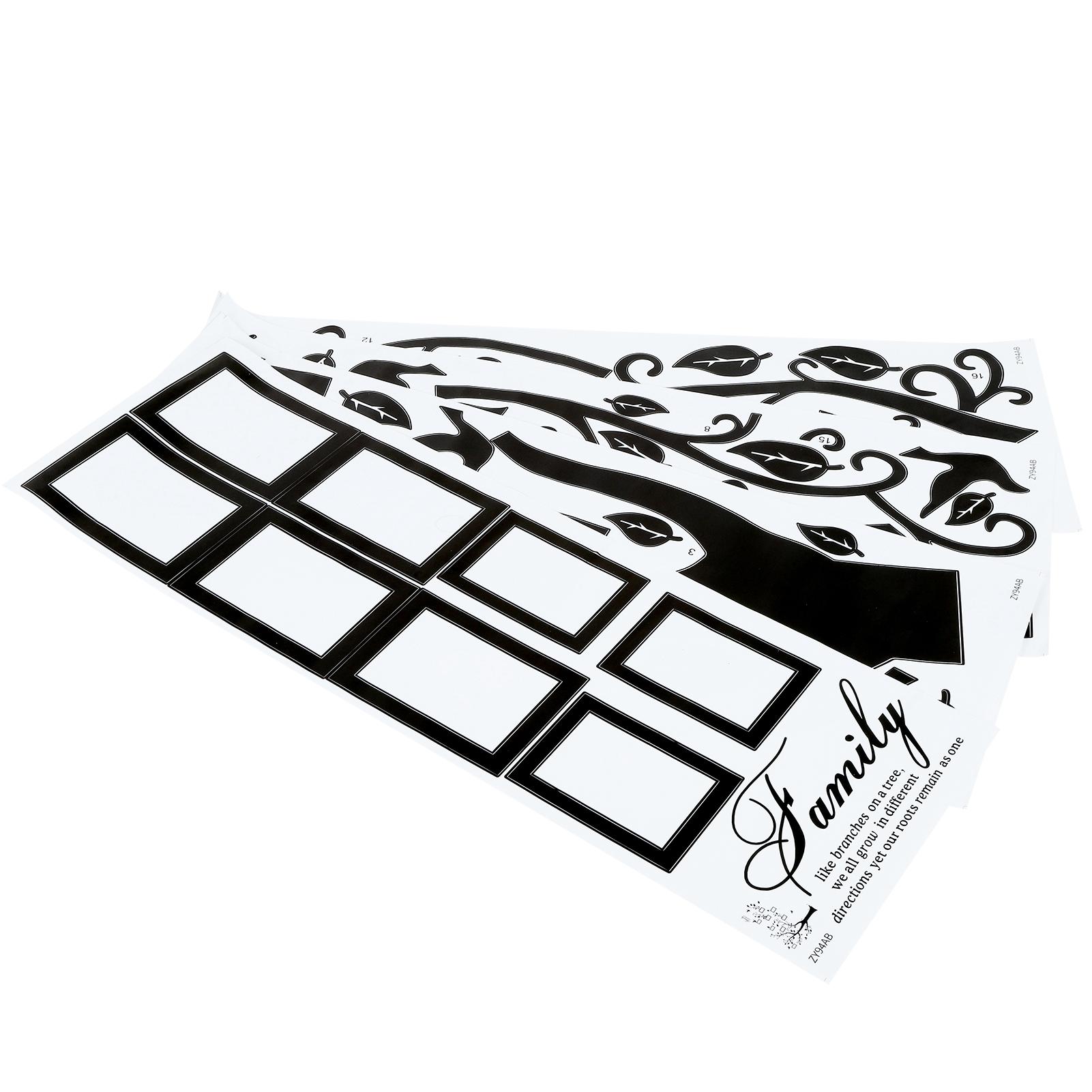 

DIY Семейная фоторамка Дерево Наклейка на стену Домашний декор Гостиная Спальня Домашнее украшение