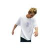 Li-Ning Cartoon Alphabet Print Round Neck Short Sleeve FW22 Men Tops White AHSSC49-3