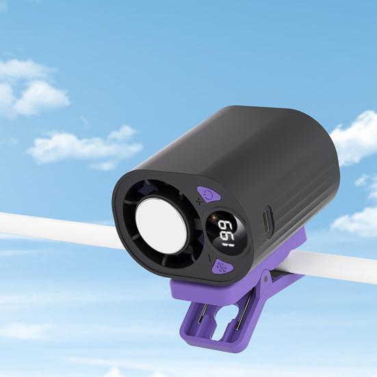 Auto-Klip-Lüfter Freihändig Mini-Lüfter ohne Flügel Wiederaufladbar Tragbarer Lüfter für Hemden 3-stufig Leise Tragbarer Kühlventilator