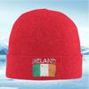 Flag of Ireland with white green orange Unisex Women Unisex Knitted Hat Beanie Pullover Cap Winter Thermal Warm Christmas Outdoor C
