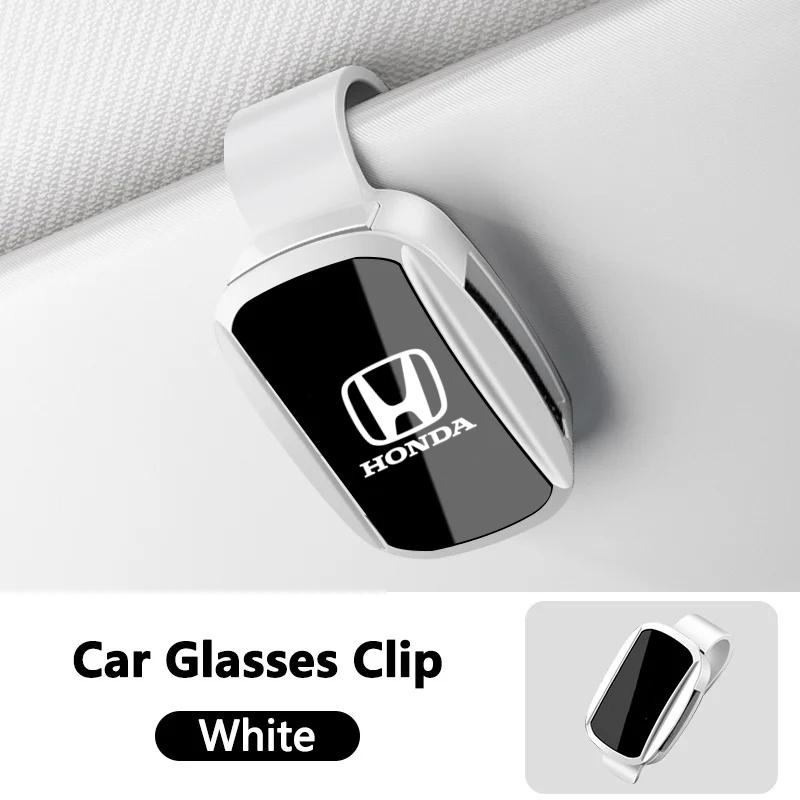 

Car Sunglasses Clip Card Ticket Holder Stand Fastener Sun Visor For Honda Fit Civic Accord 7 8 9 10 Pilot City Jazz CRV HRV белый
