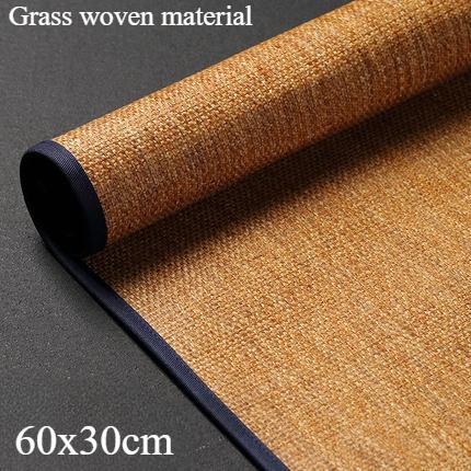 

Grass Woven Japanese Tea Mat Tea Set Cloth Mat Tea Ceremony Accessories Home Desktop Woven Mat Household Items Room Decor