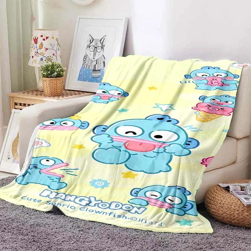 17 Styles Hangyodon Cartoon Blanket for Sofa King Size Cute Soft Flannel Throw Fluffy Bed Blanket New Born Winter Blanket Gift