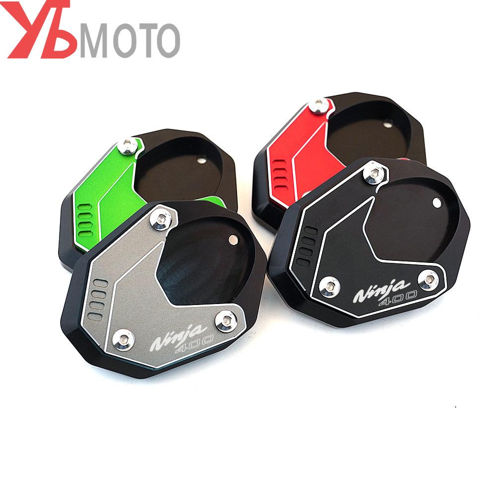 New For KAWASAKI NINJA 400 Ninja400 Z400 2018-  2022 Motorcycle CNC Foot Side Stand Extension Kickstand Enlarge