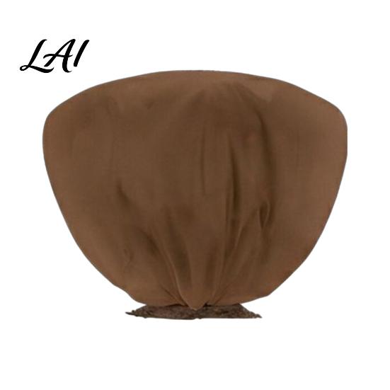 Reusable Non-woven Garden Fabric Plant Winter Protection Cover Frost Cloth with Drawstring Freeze Cold Resistant Yard Cover Bag for Outdoor