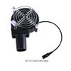 Camping Cooking Air Blower Fan 12V 5.5x2.1mm Double Balls Bearing for DIYer Cooling BBQ Grill Projects Adjustable Speed